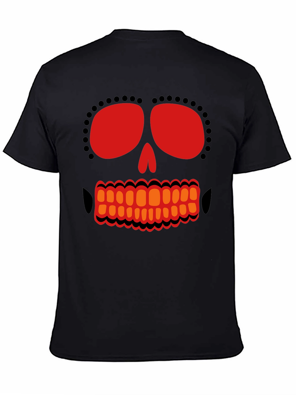 Day of the Dead Skull Graphic T-Shirt