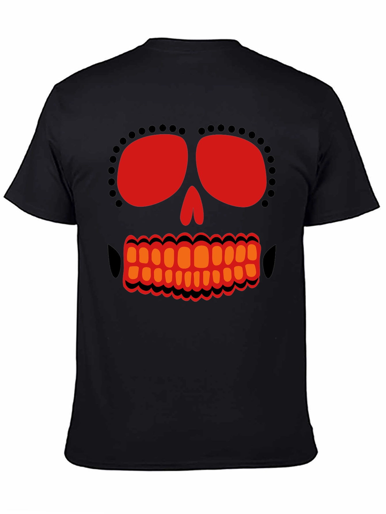 Day of the Dead Skull Graphic T-Shirt