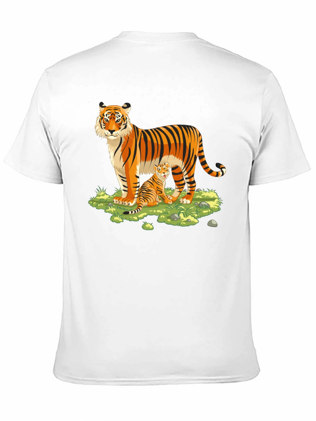 Tiger Cub T-Shirt: Black Cotton Blend