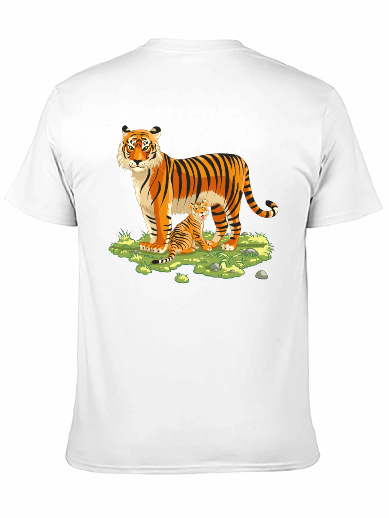 Tiger Cub T-Shirt: Black Cotton Blend