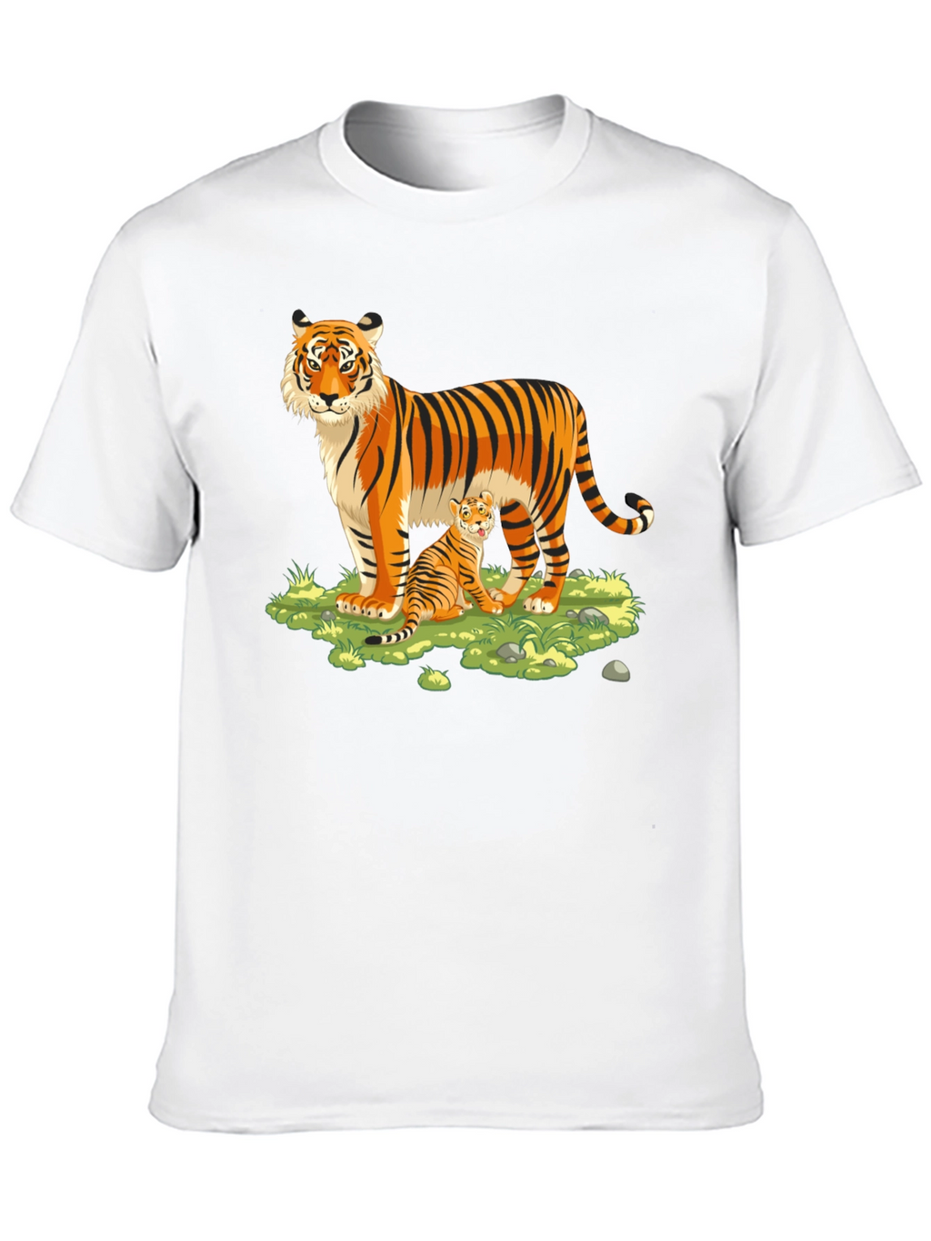 Tiger Cub T-Shirt: Black Cotton Blend