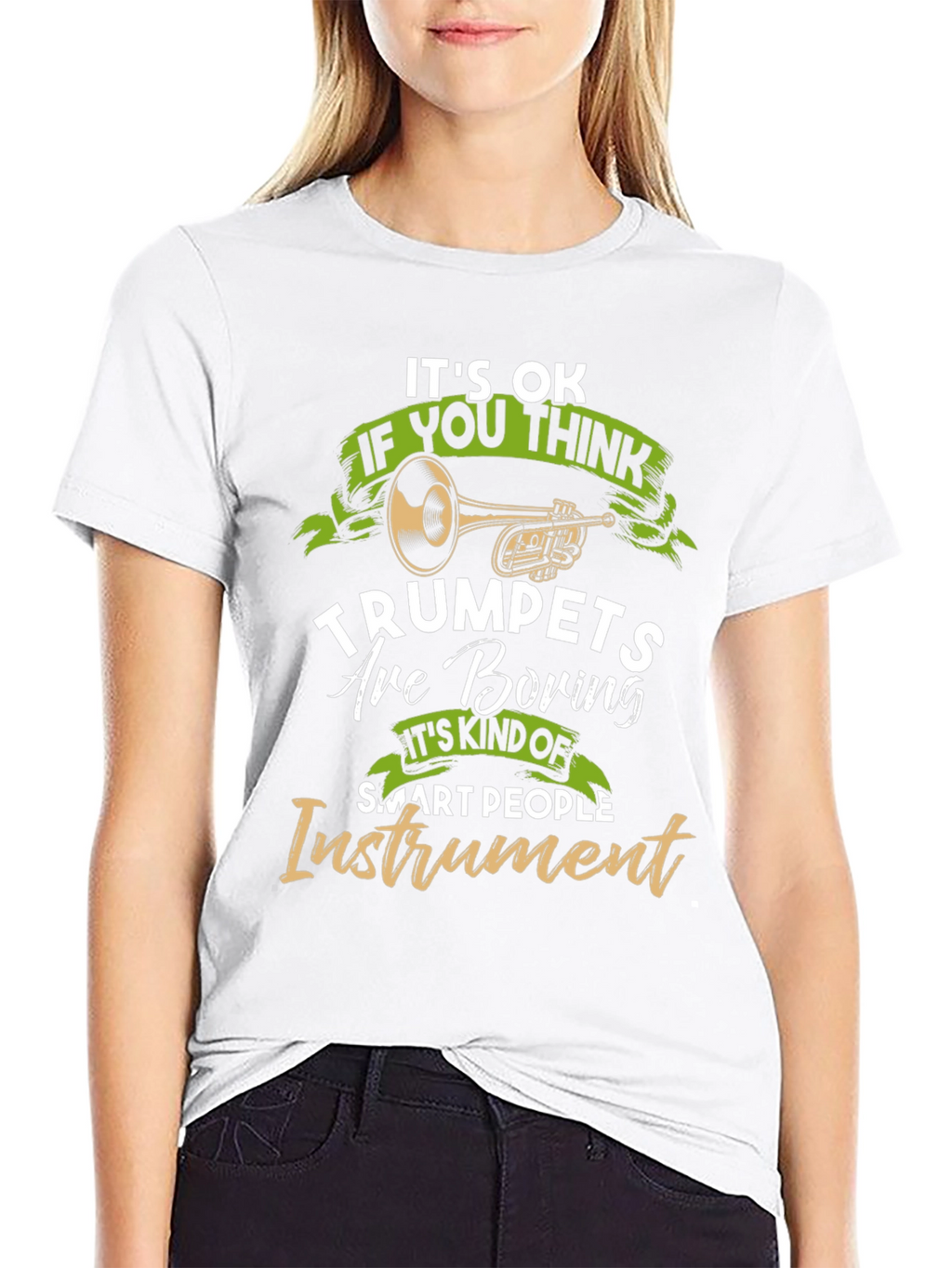 Funny Trumpet Player Graphic T-Shirt