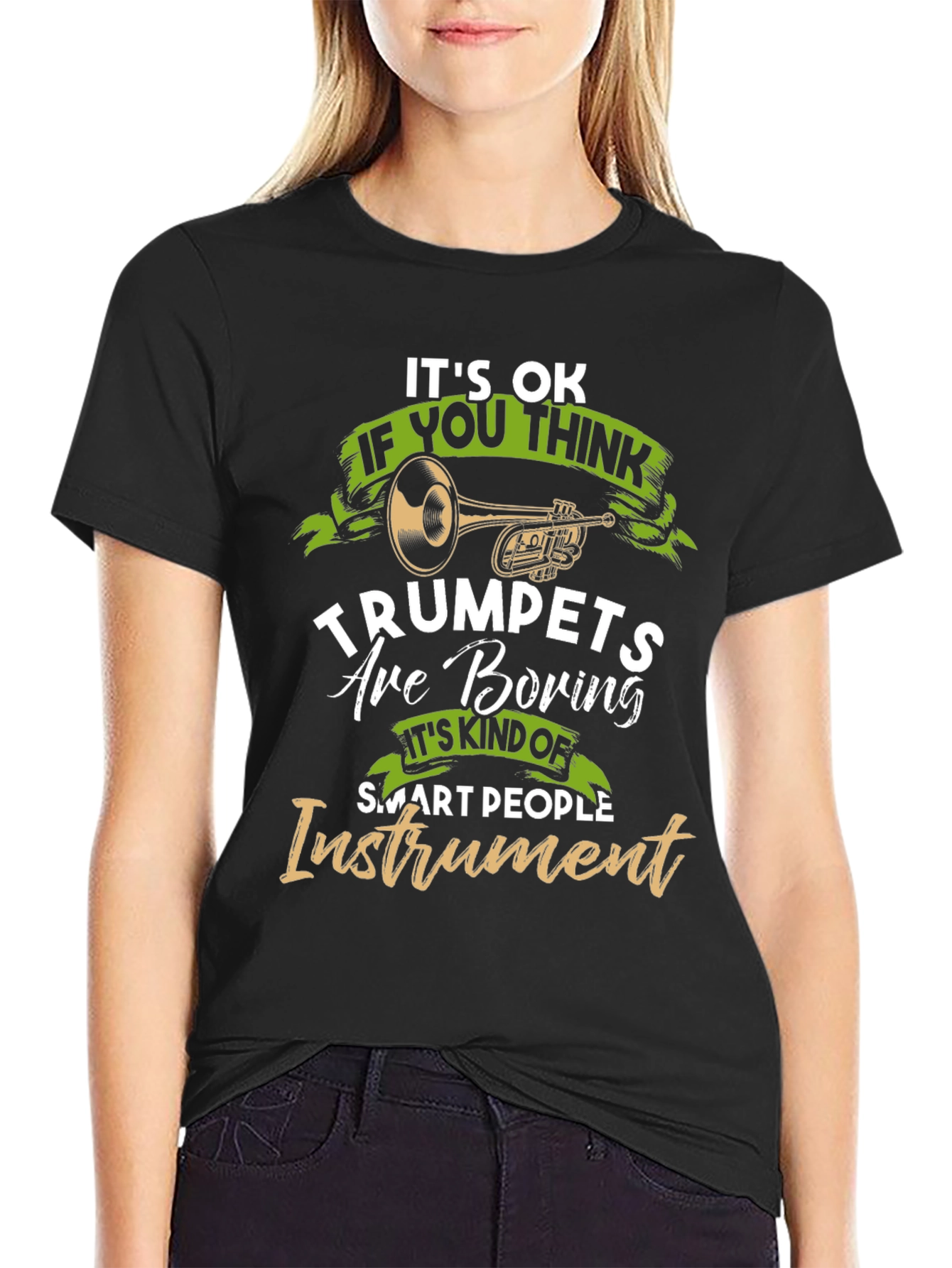 Funny Trumpet Player Graphic T-Shirt