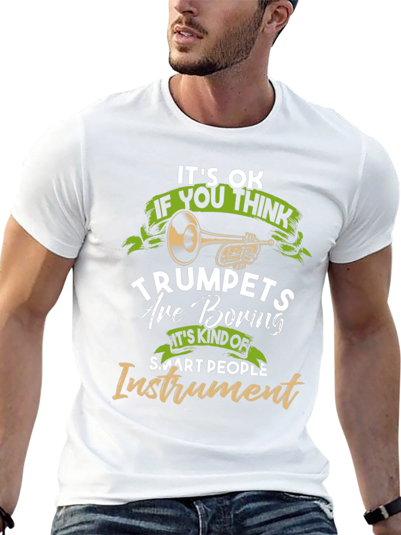 Funny Trumpet Player Graphic T-Shirt