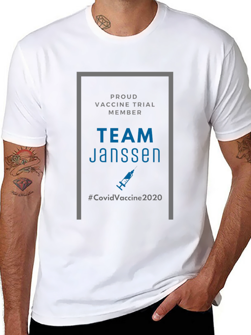 Team Janssen Vaccine Trial Member T-Shirt