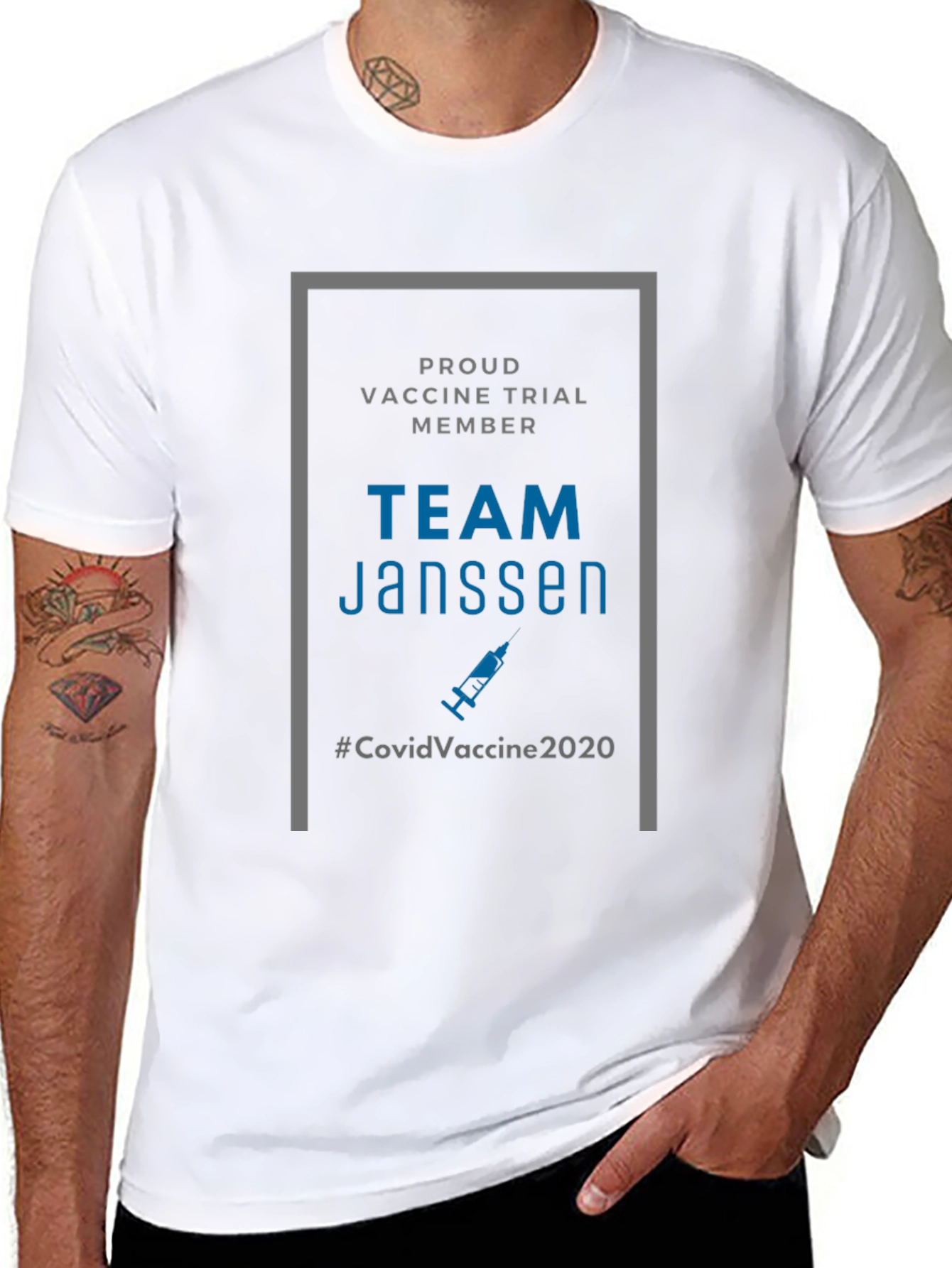 Team Janssen Vaccine Trial Member T-Shirt