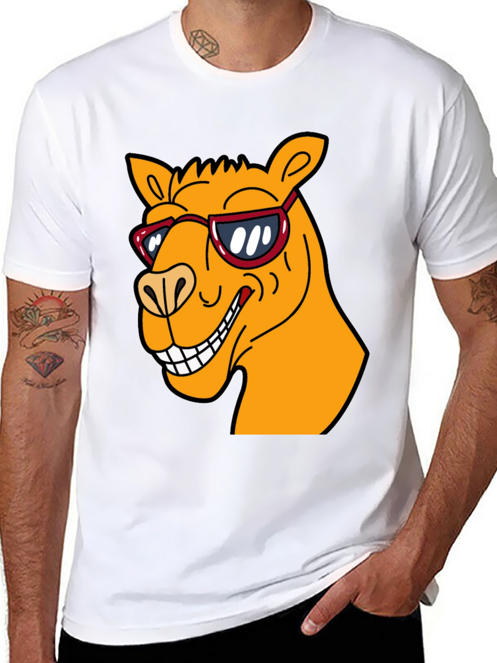Cool Camel T-Shirt - Fun Graphic Tee