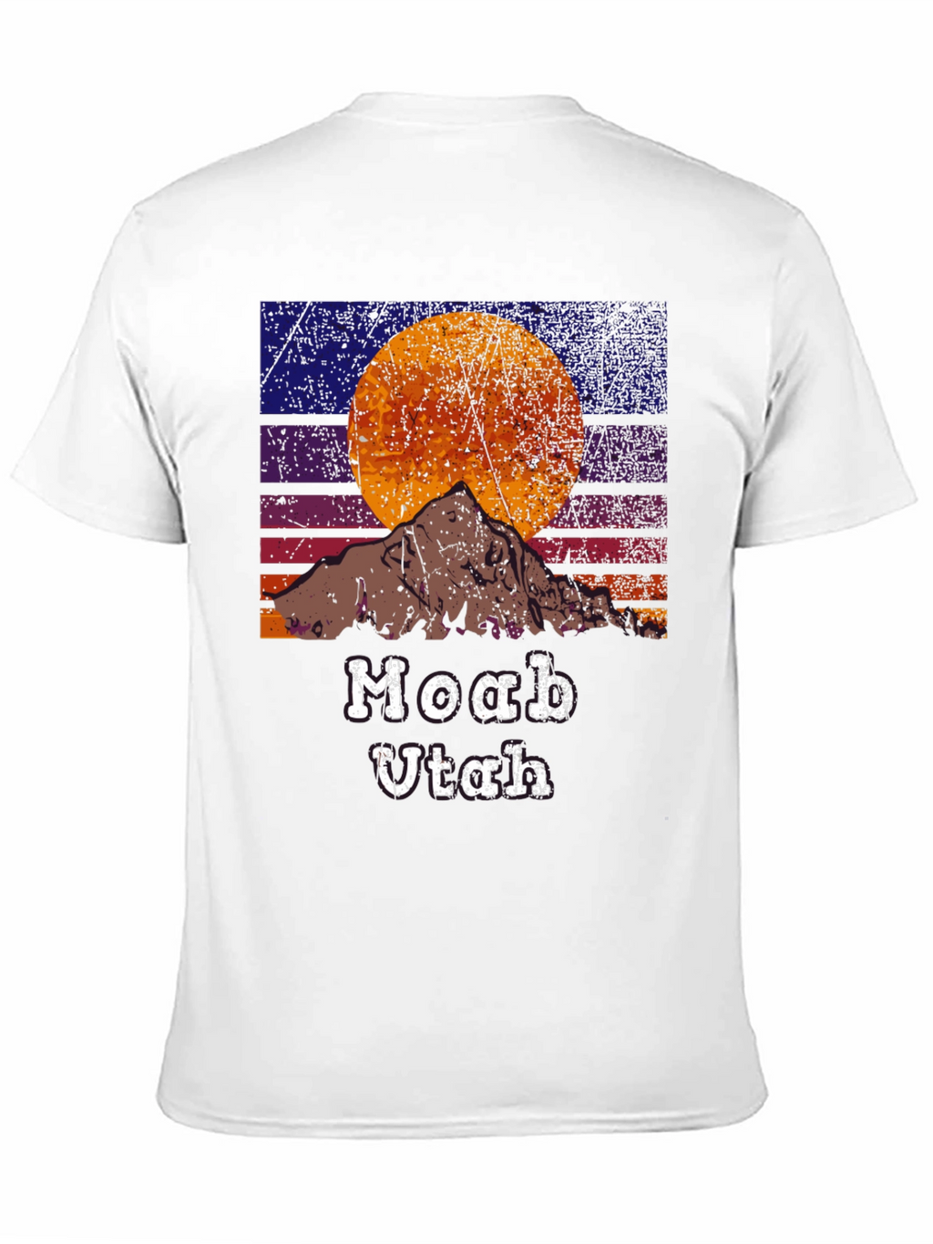 Moab Utah Retro Sunset T-Shirt
