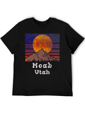 Moab Utah Retro Sunset T-Shirt