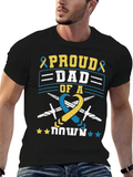 Proud Dad of a Down Syndrome Awareness T-Shirt