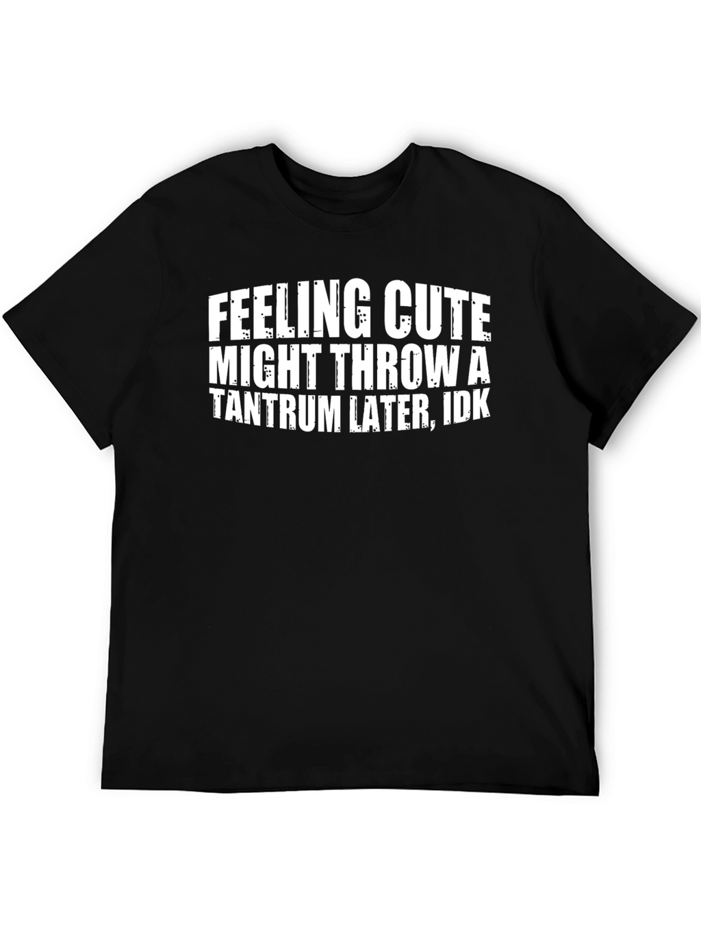 Funny Graphic Tee - Feeling Cute Tantrum T-Shirt