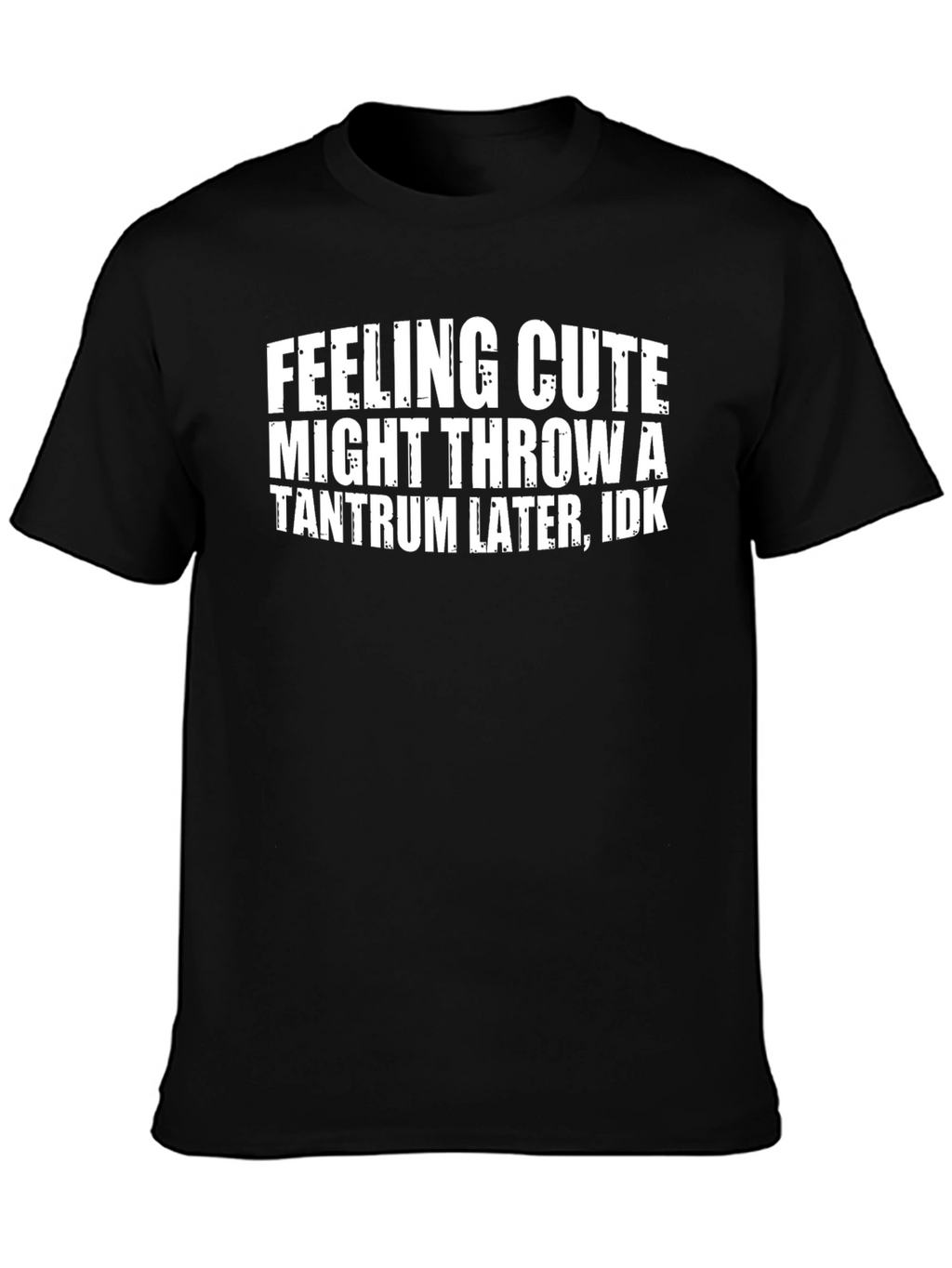 Funny Graphic Tee - Feeling Cute Tantrum T-Shirt