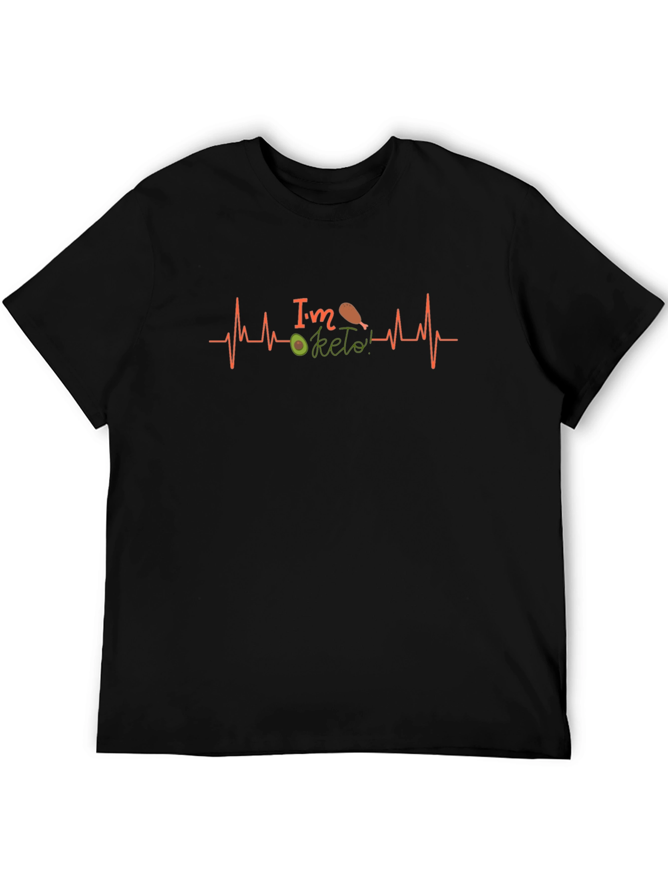 Im Keto T-Shirt Black Graphic Tee