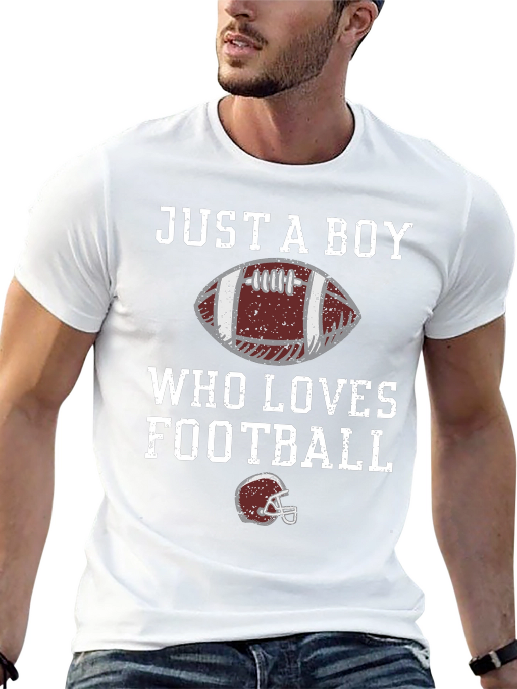 Just A Boy Who Loves Football T-Shirt