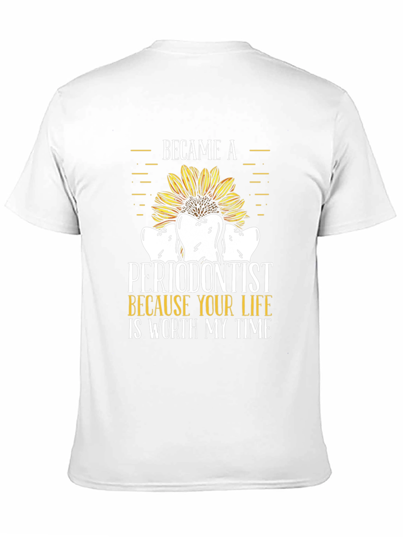 Periodontist Sunflower Graphic T-Shirt