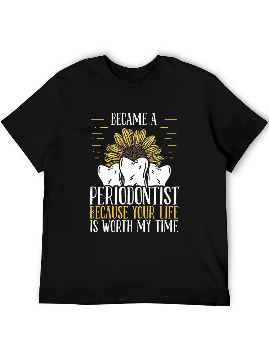Periodontist Sunflower Graphic T-Shirt