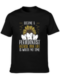 Periodontist Sunflower Graphic T-Shirt