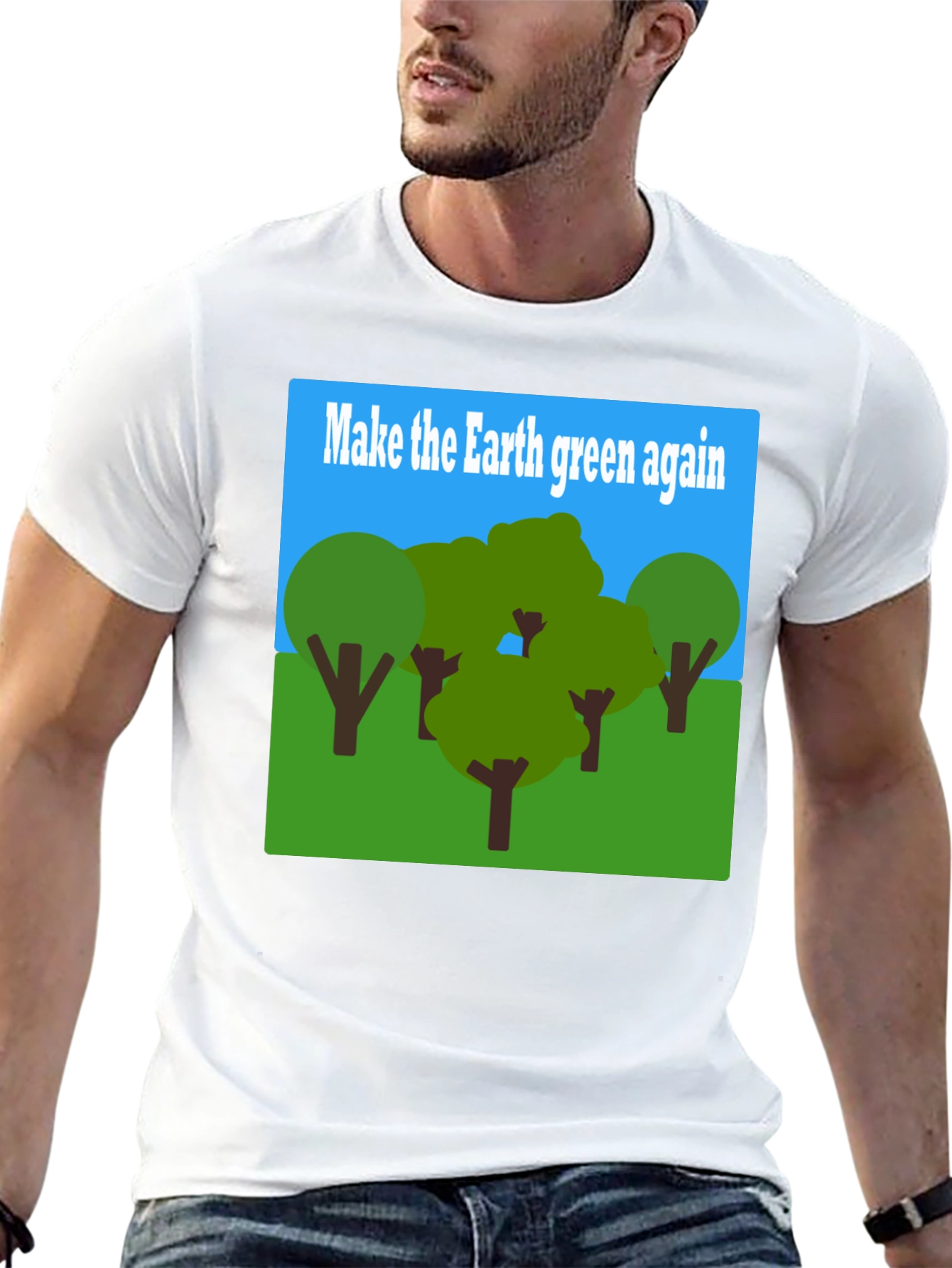 Earth Green Again Graphic T-Shirt - Environmental Tee