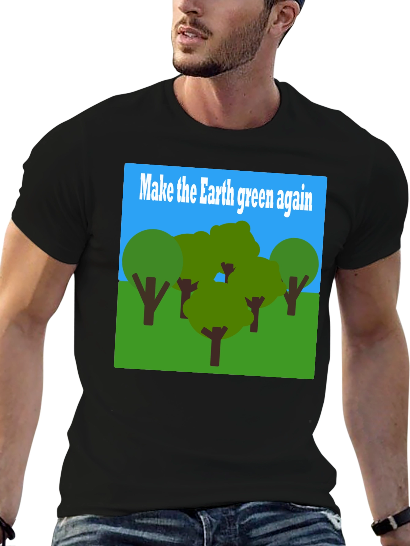 Earth Green Again Graphic T-Shirt - Environmental Tee