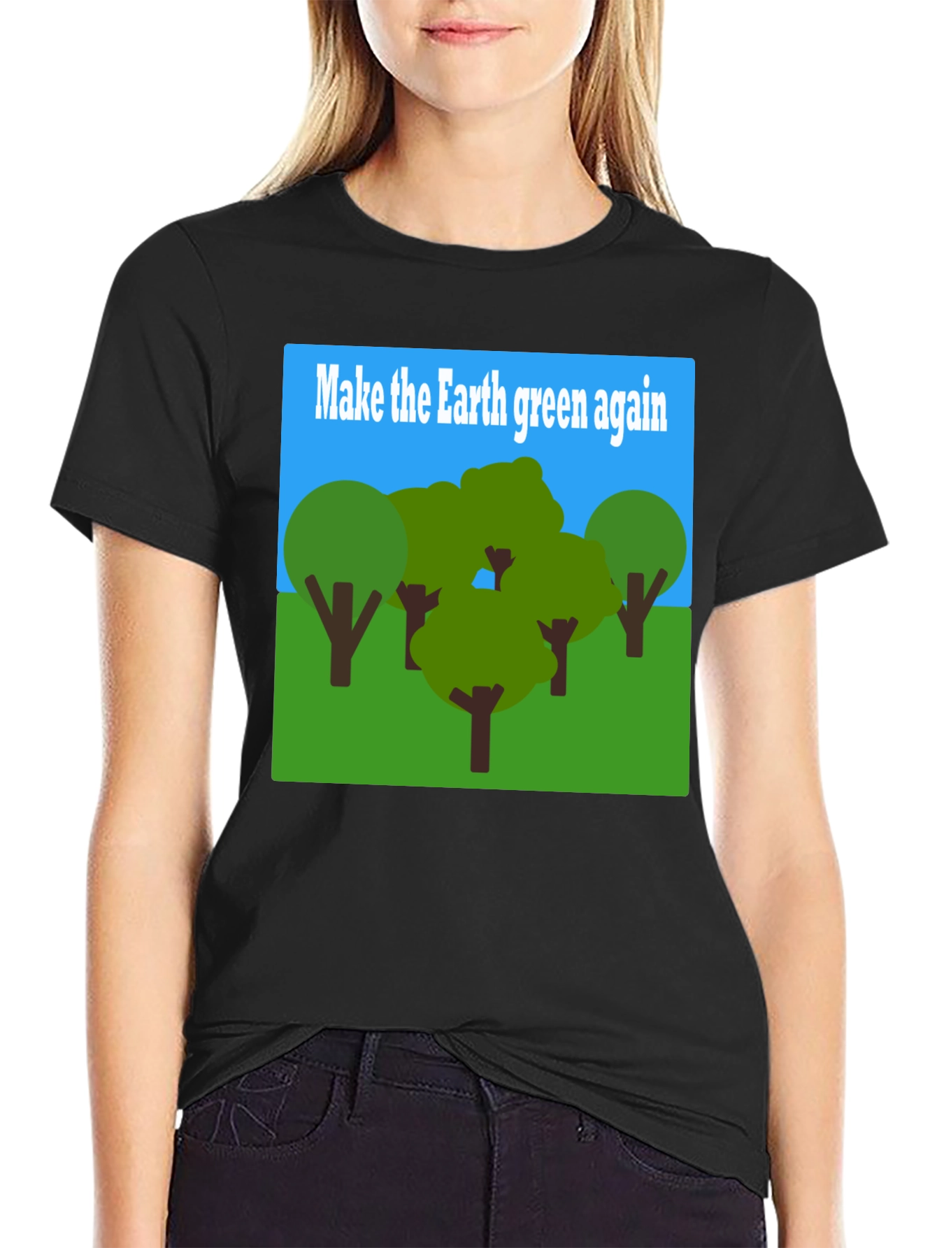 Earth Green Again Graphic T-Shirt - Environmental Tee