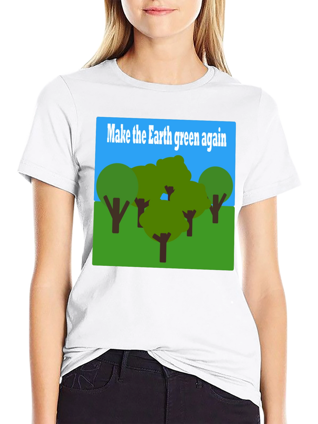 Earth Green Again Graphic T-Shirt - Environmental Tee