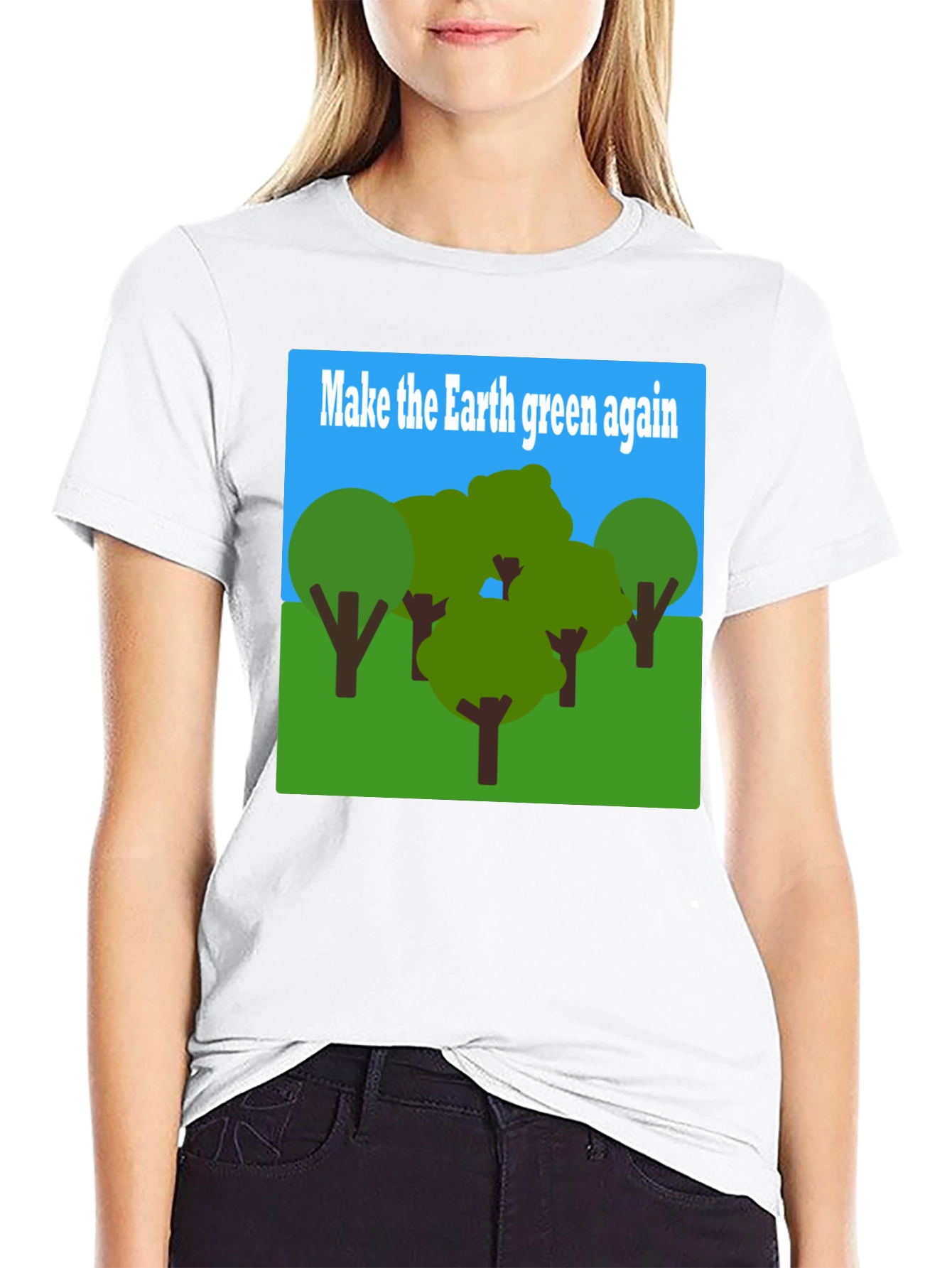 Earth Green Again Graphic T-Shirt - Environmental Tee