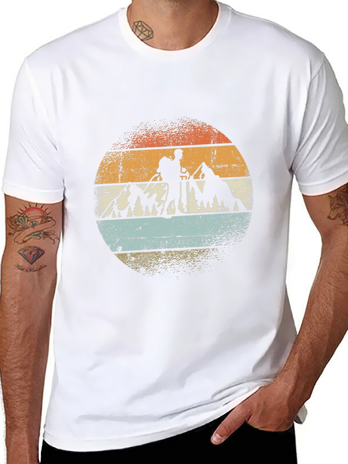 Vintage Hiker Graphic Tee - Adventure Awaits!