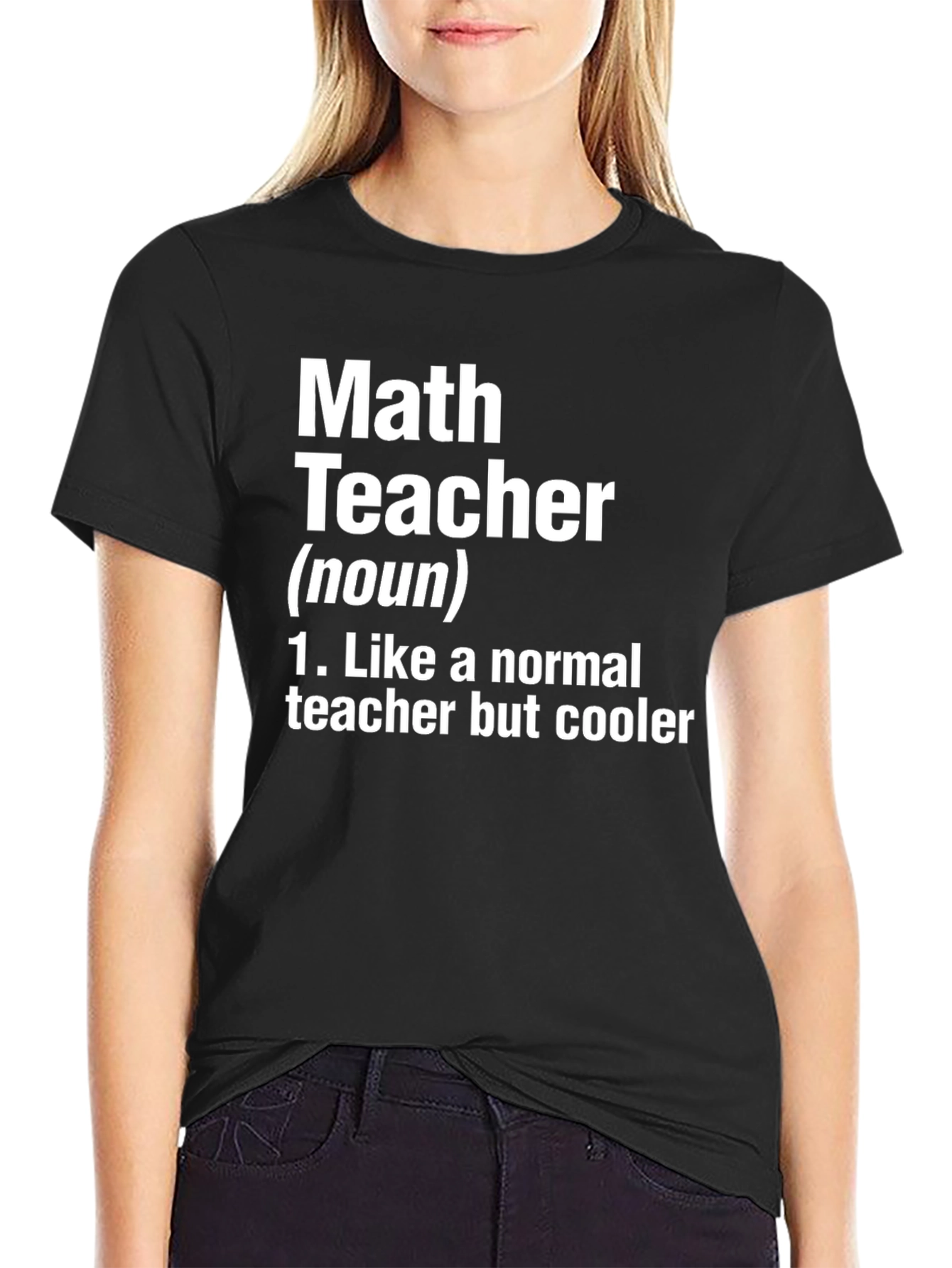 Math Teacher Definition Novelty T-Shirt