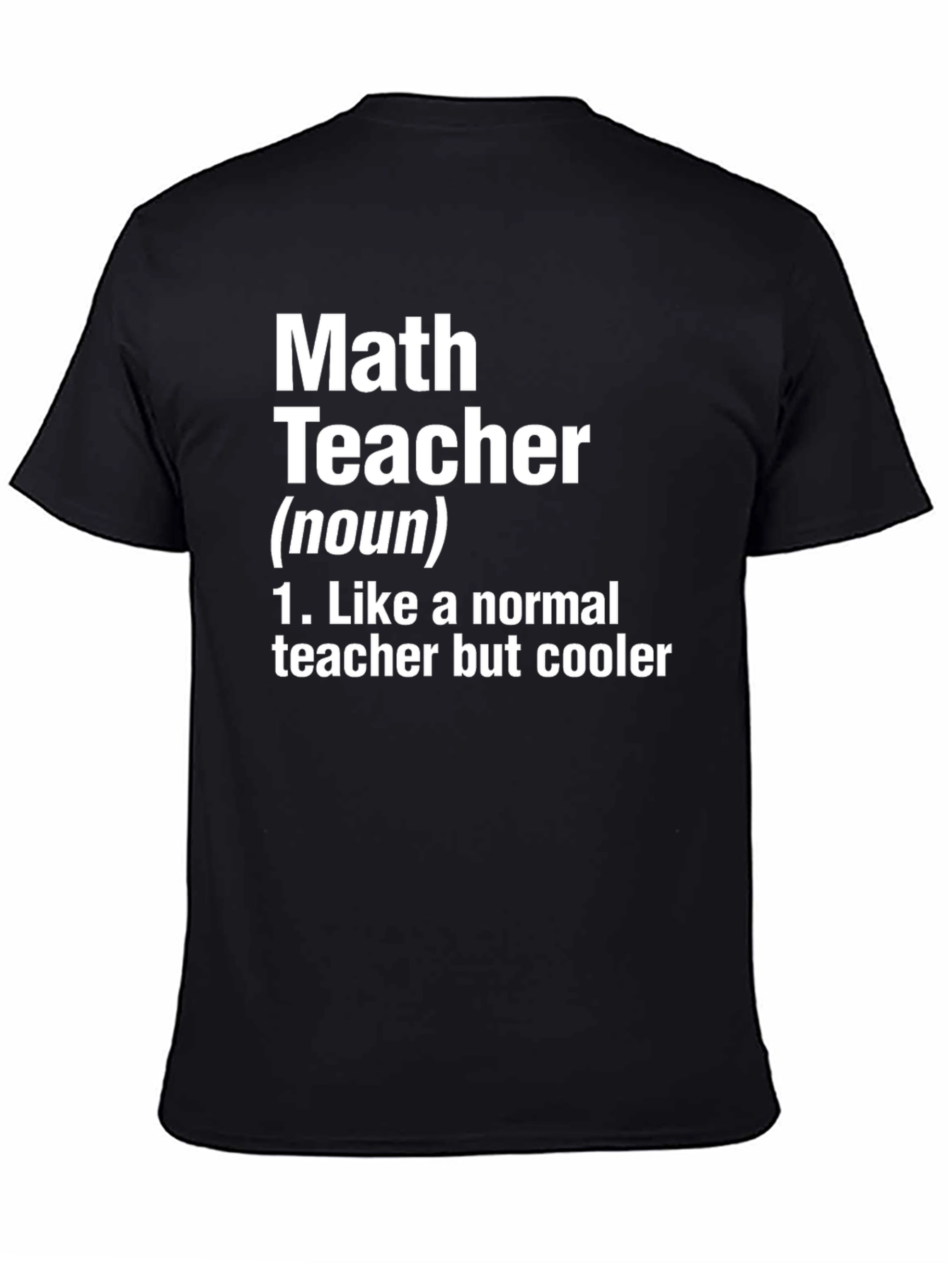Math Teacher Definition Novelty T-Shirt