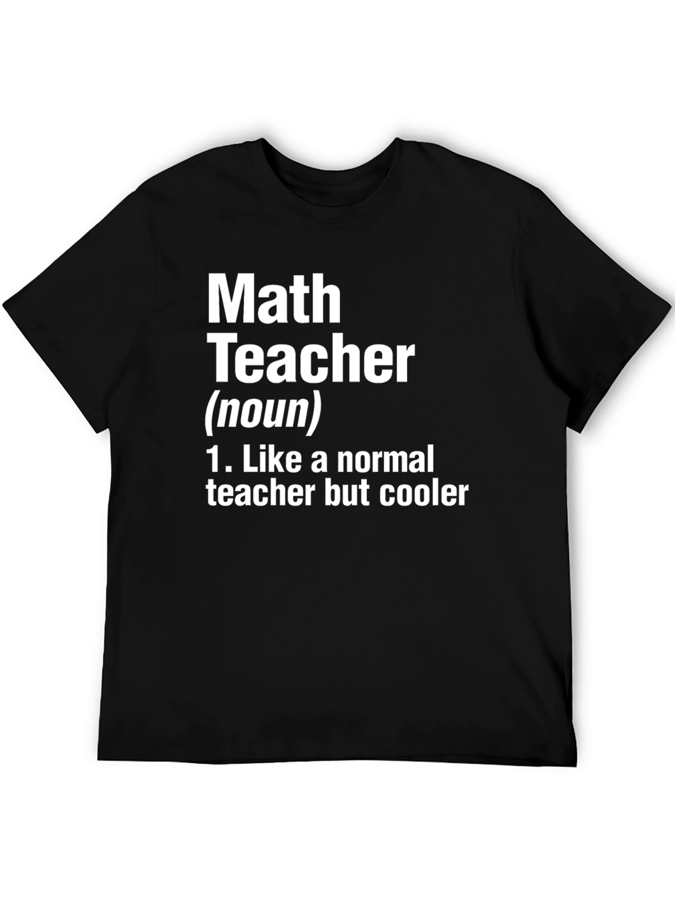 Math Teacher Definition Novelty T-Shirt