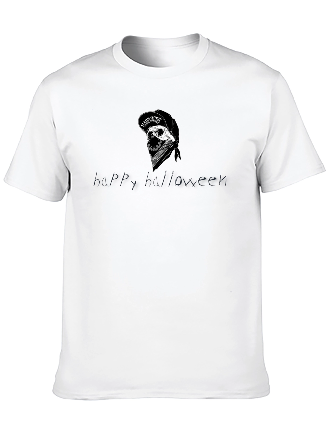 Happy Halloween Skeleton Graphic Tee