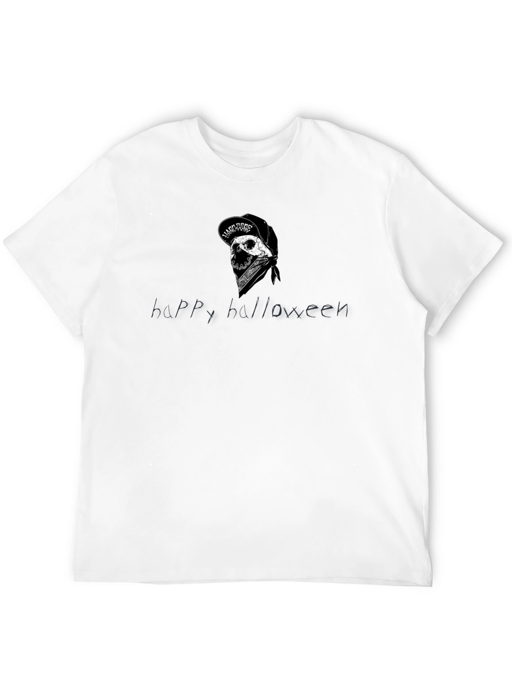 Happy Halloween Skeleton Graphic Tee