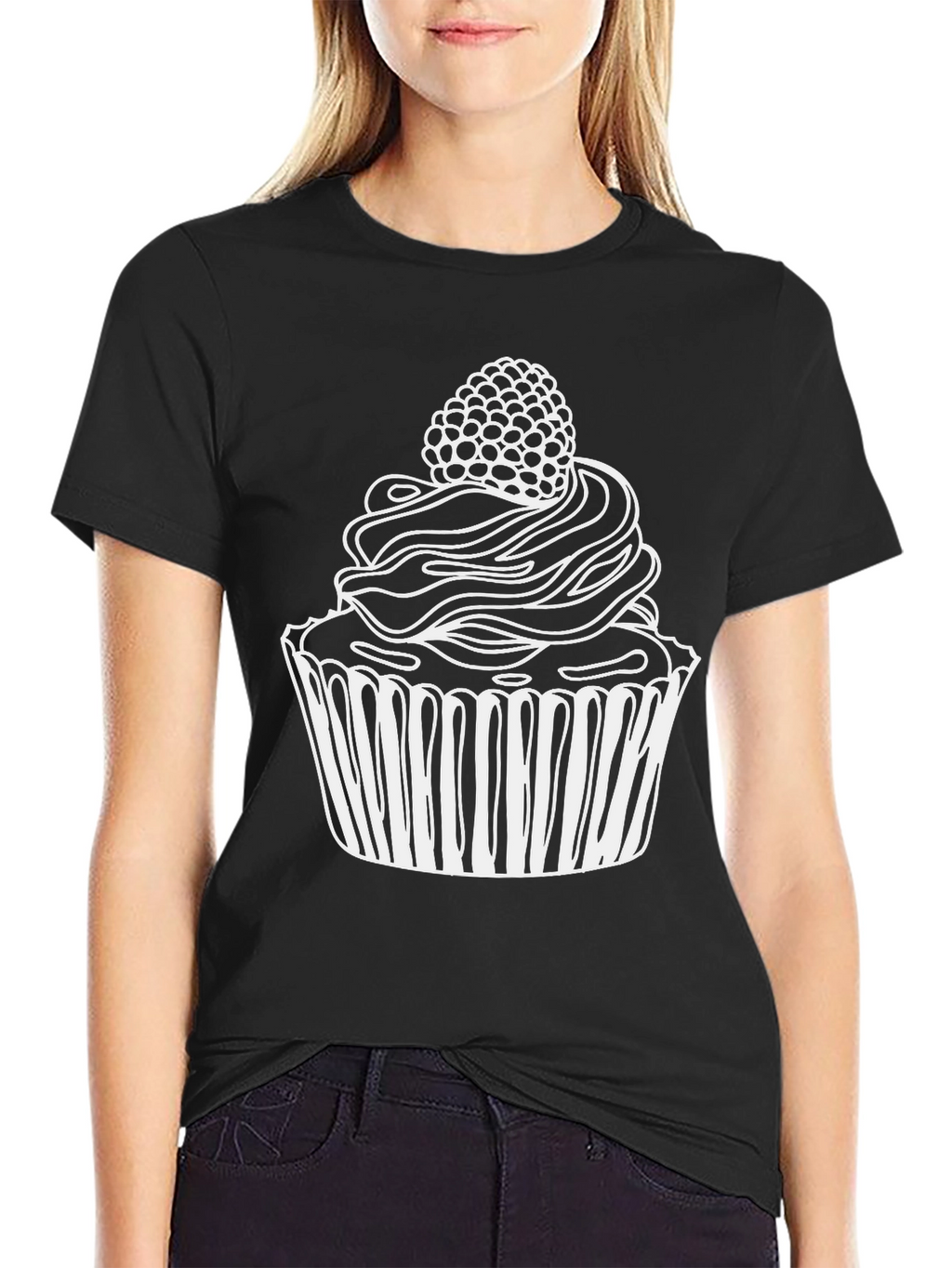 Cupcake Graphic Tee - Fun Dessert Shirt