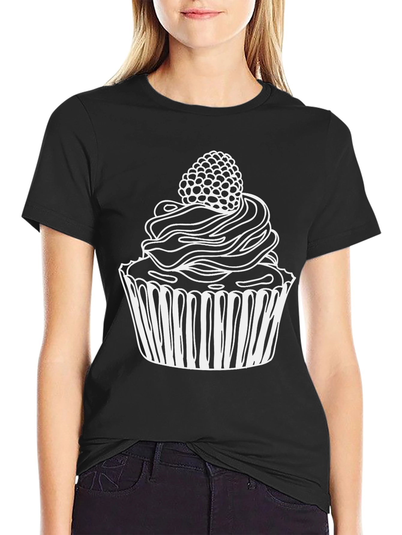 Cupcake Graphic Tee - Fun Dessert Shirt