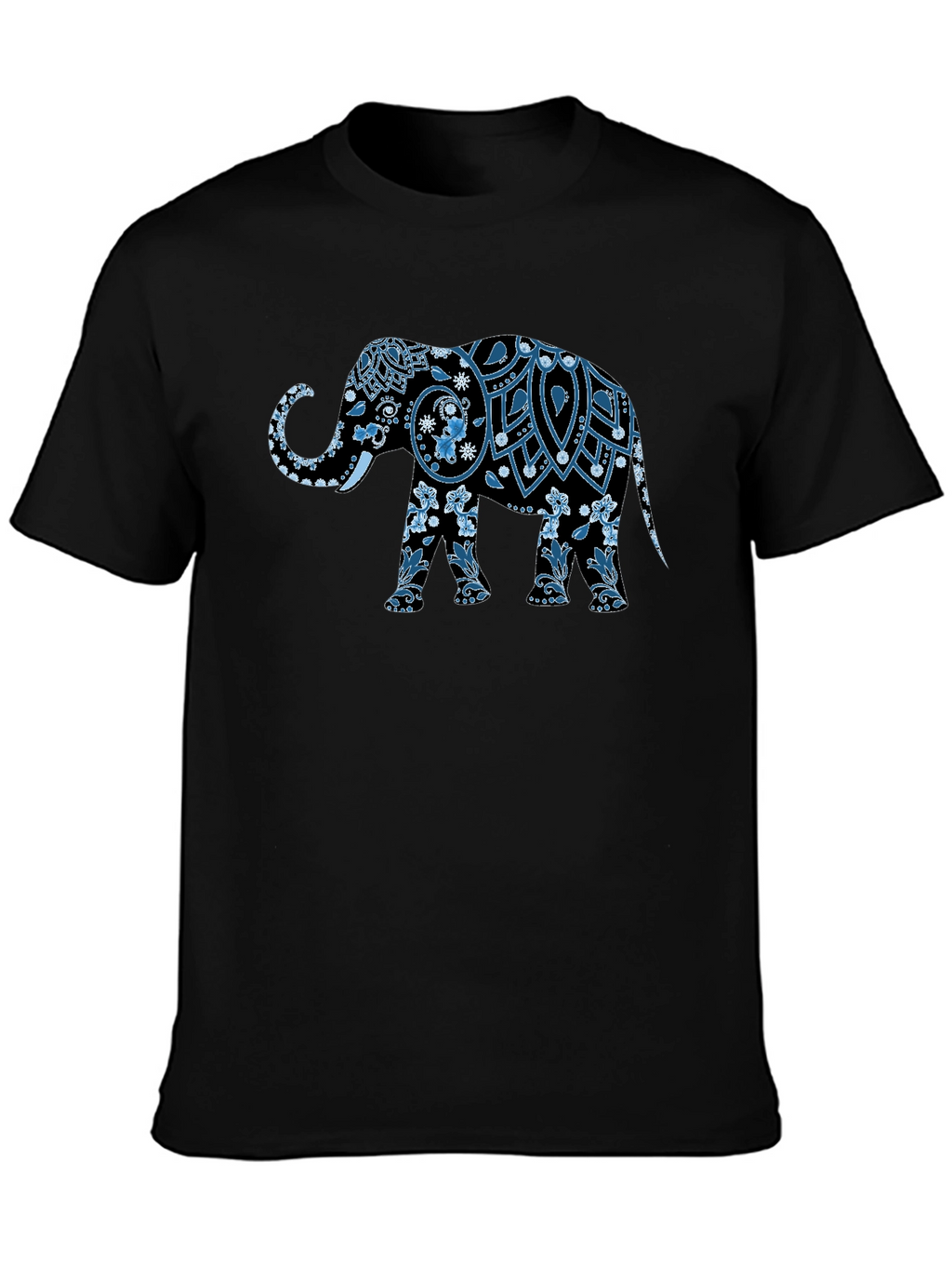 Elephant Graphic Print Mens T-Shirt