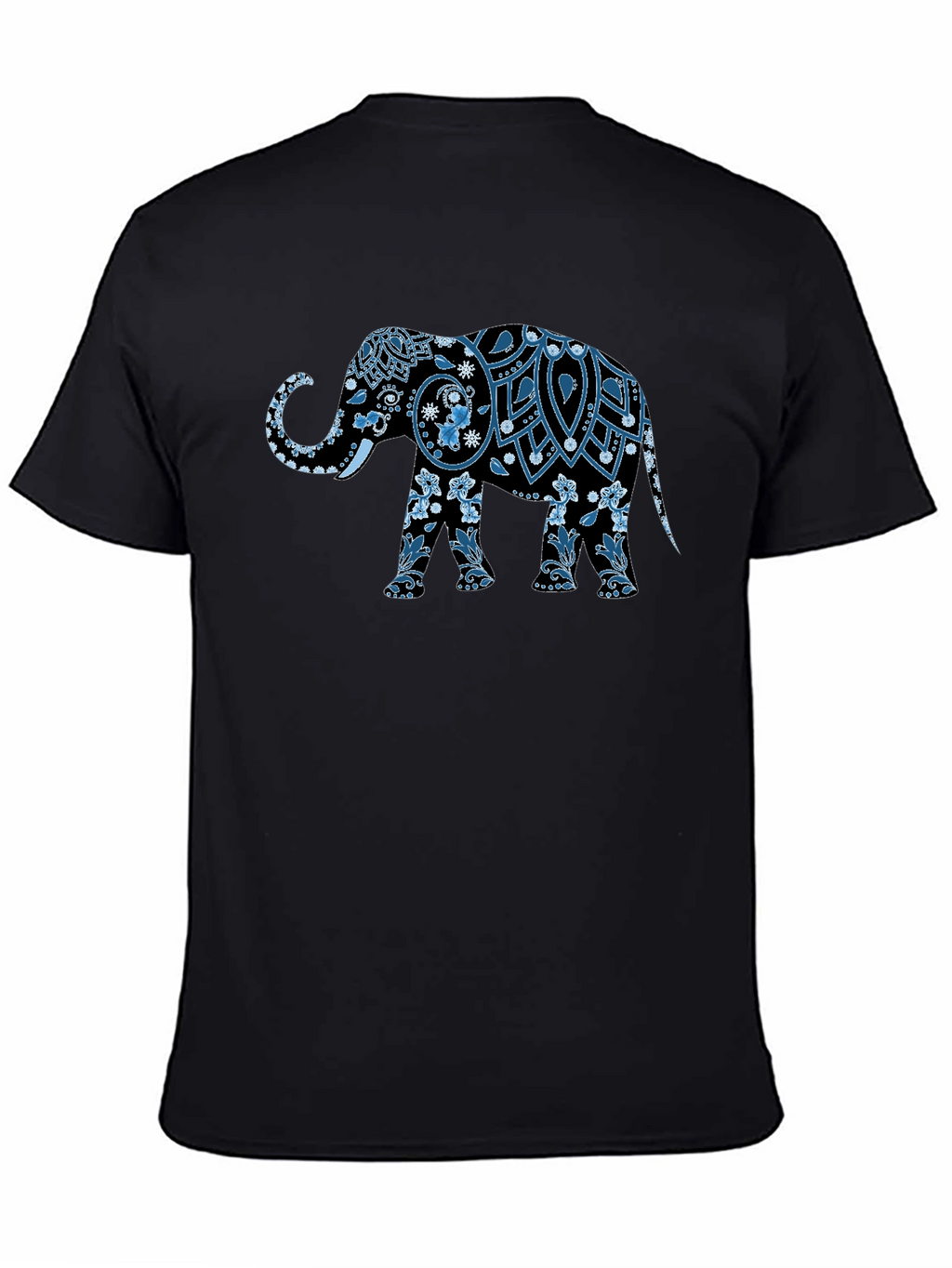 Elephant Graphic Print Mens T-Shirt