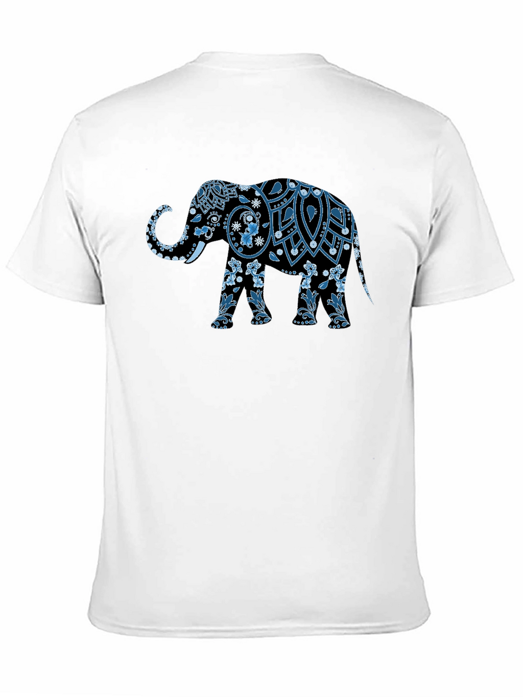 Elephant Graphic Print Mens T-Shirt