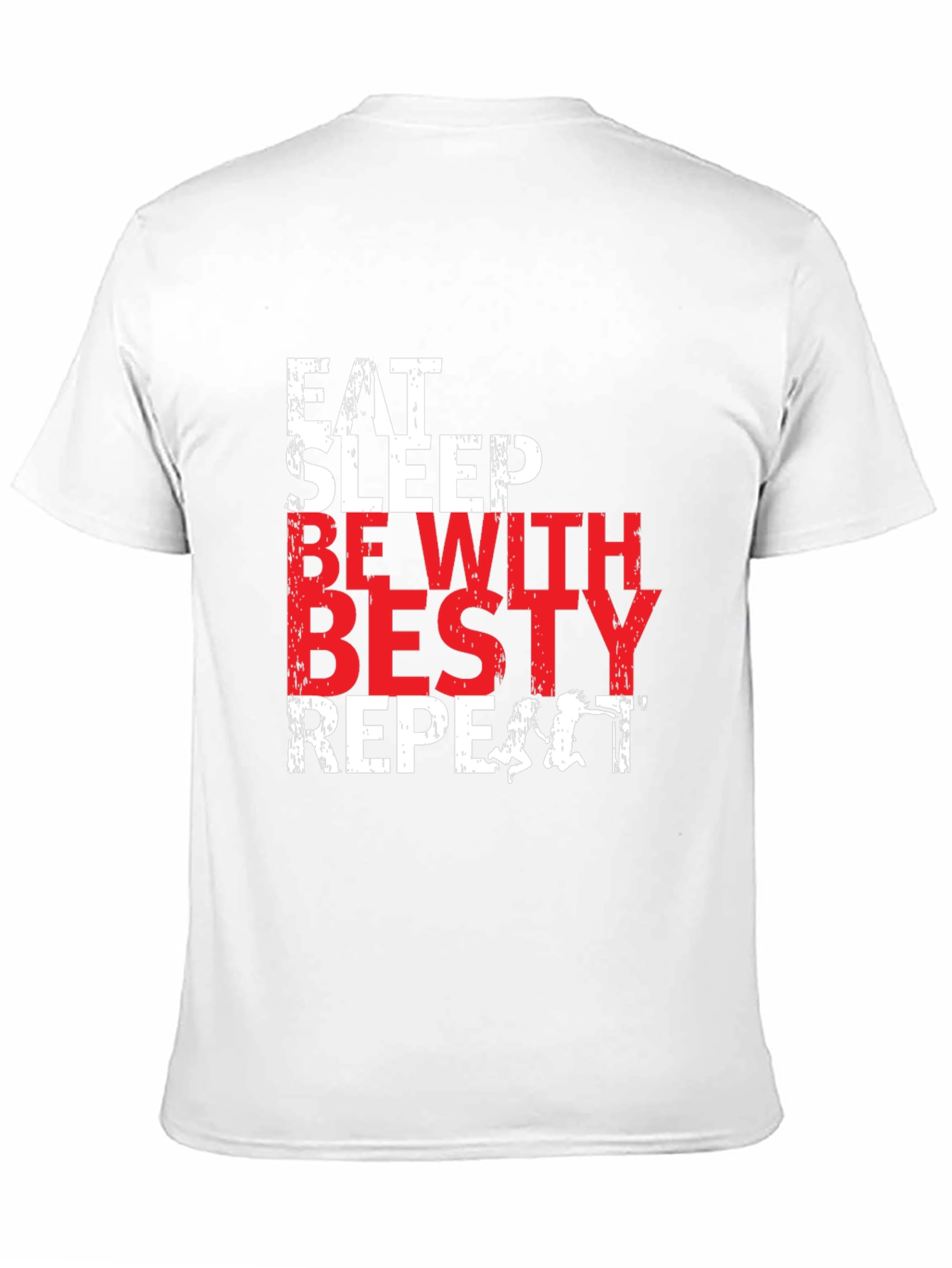 Eat Sleep Besty Repeat Black T-Shirt