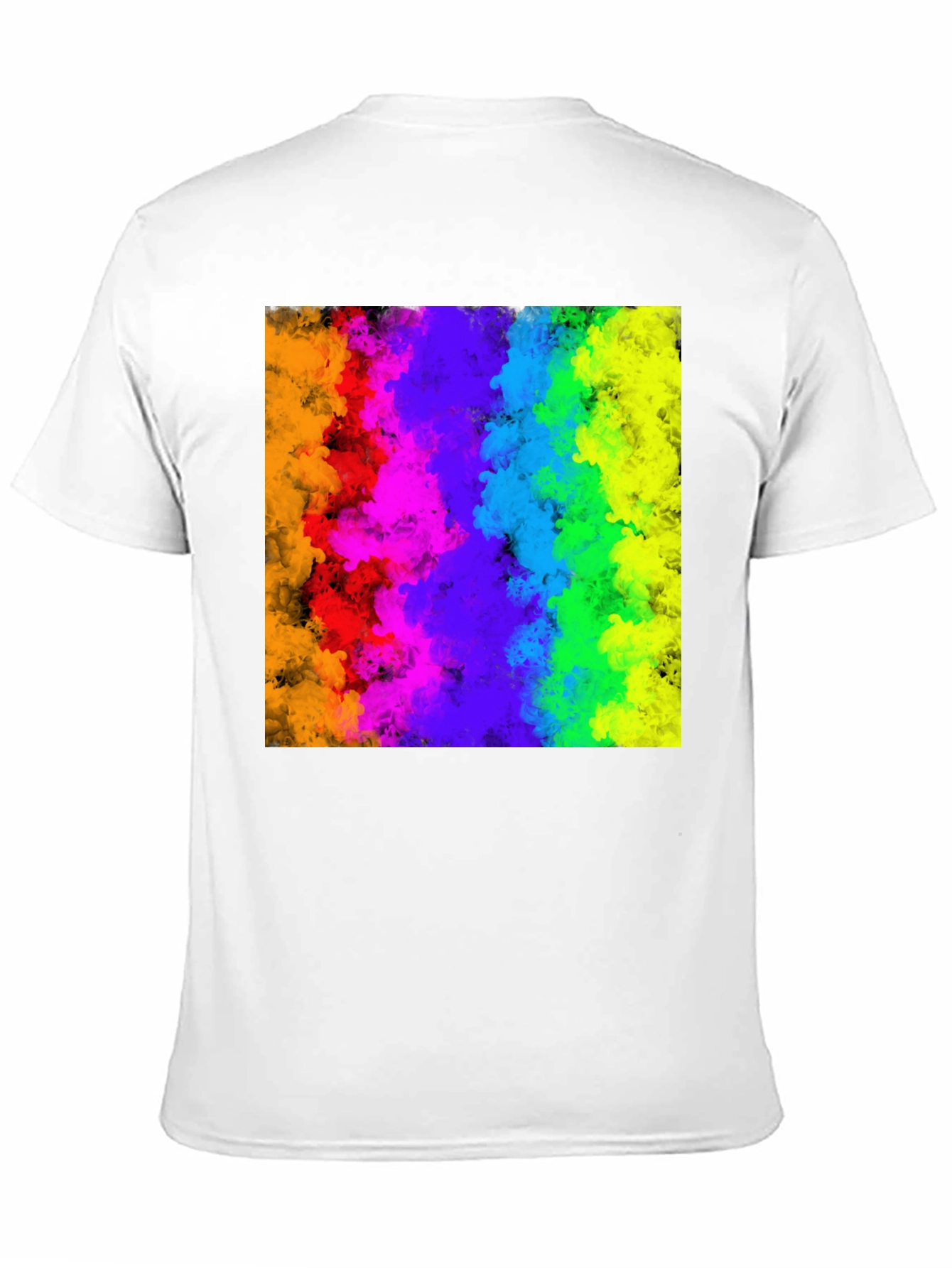 Rainbow Cloud Graphic Black T-Shirt