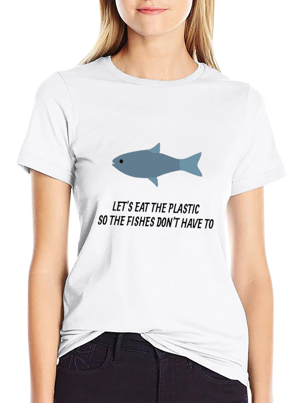 Eat Plastic Eco Tee - Save the Fishes