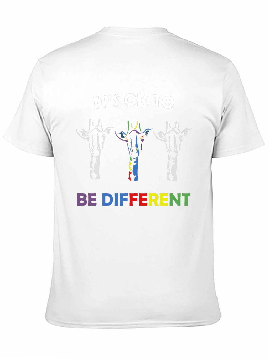 Its OK To Be Different Giraffe Graphic Tee
