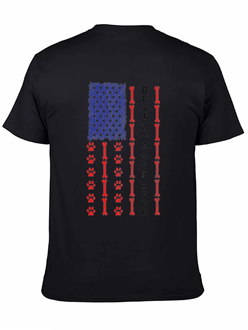 Best Dog Dad Ever Patriotic T-Shirt