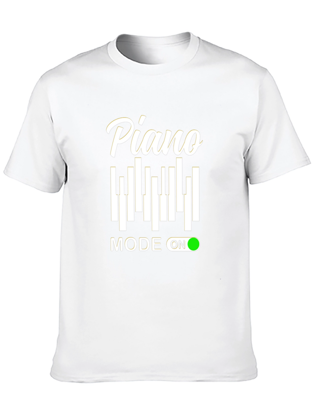 Piano Mode On Graphic T-Shirt