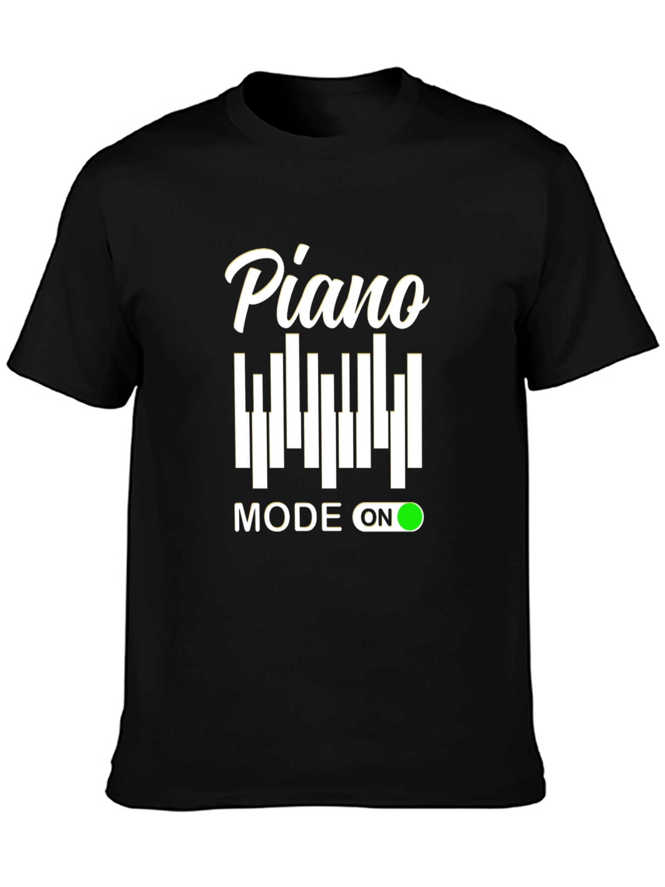 Piano Mode On Graphic T-Shirt