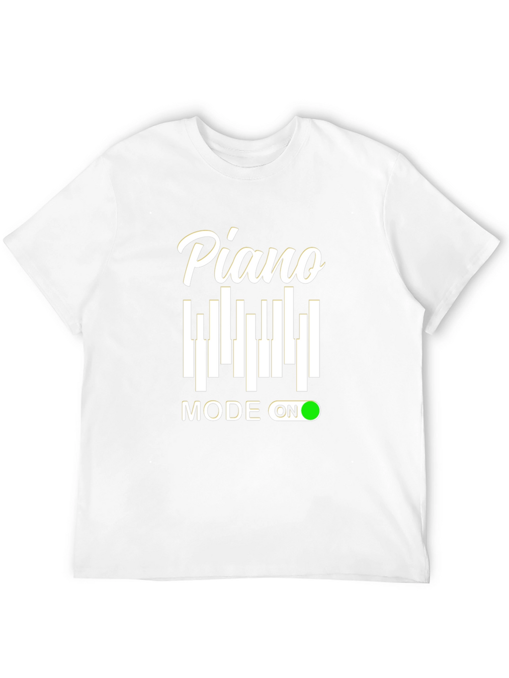 Piano Mode On Graphic T-Shirt