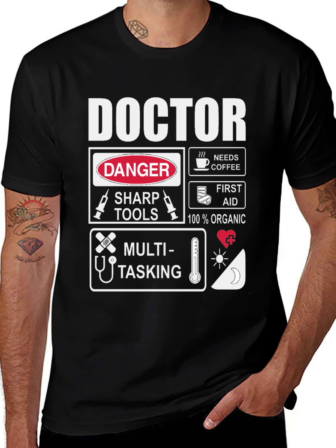 Doctor Multi-Tasking Graphic T-Shirt