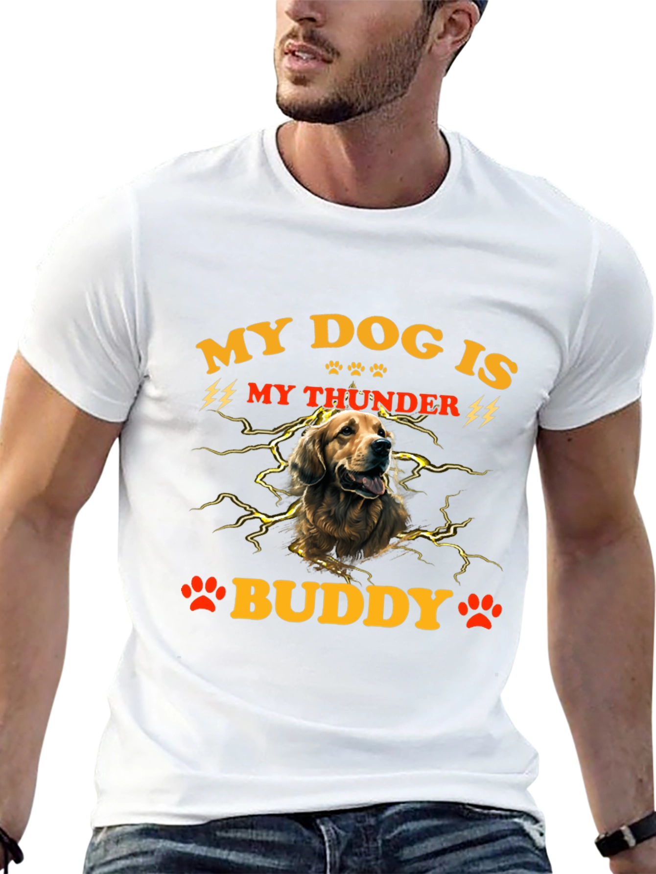 My Dog Is My Thunder Buddy T-Shirt