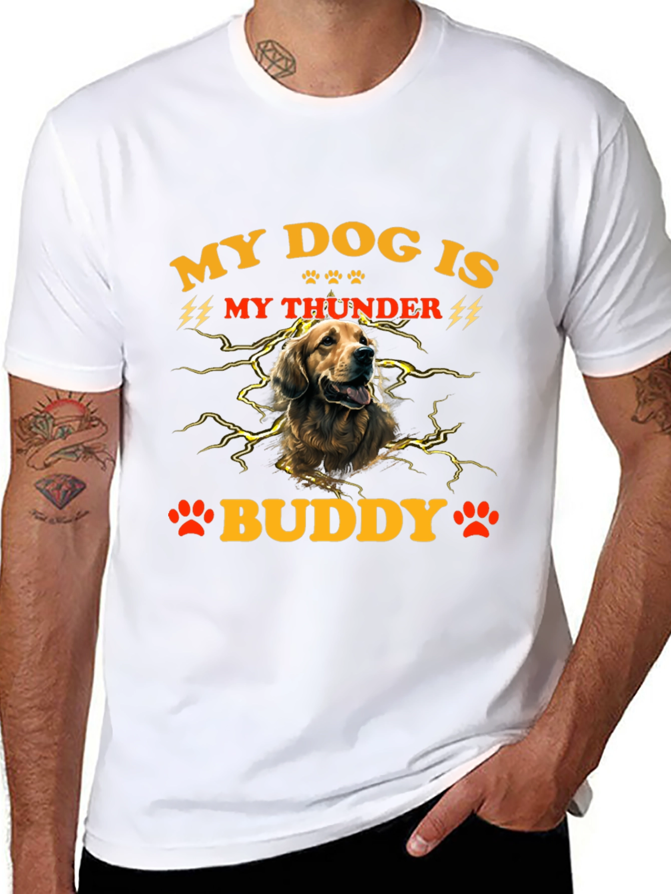 My Dog Is My Thunder Buddy T-Shirt