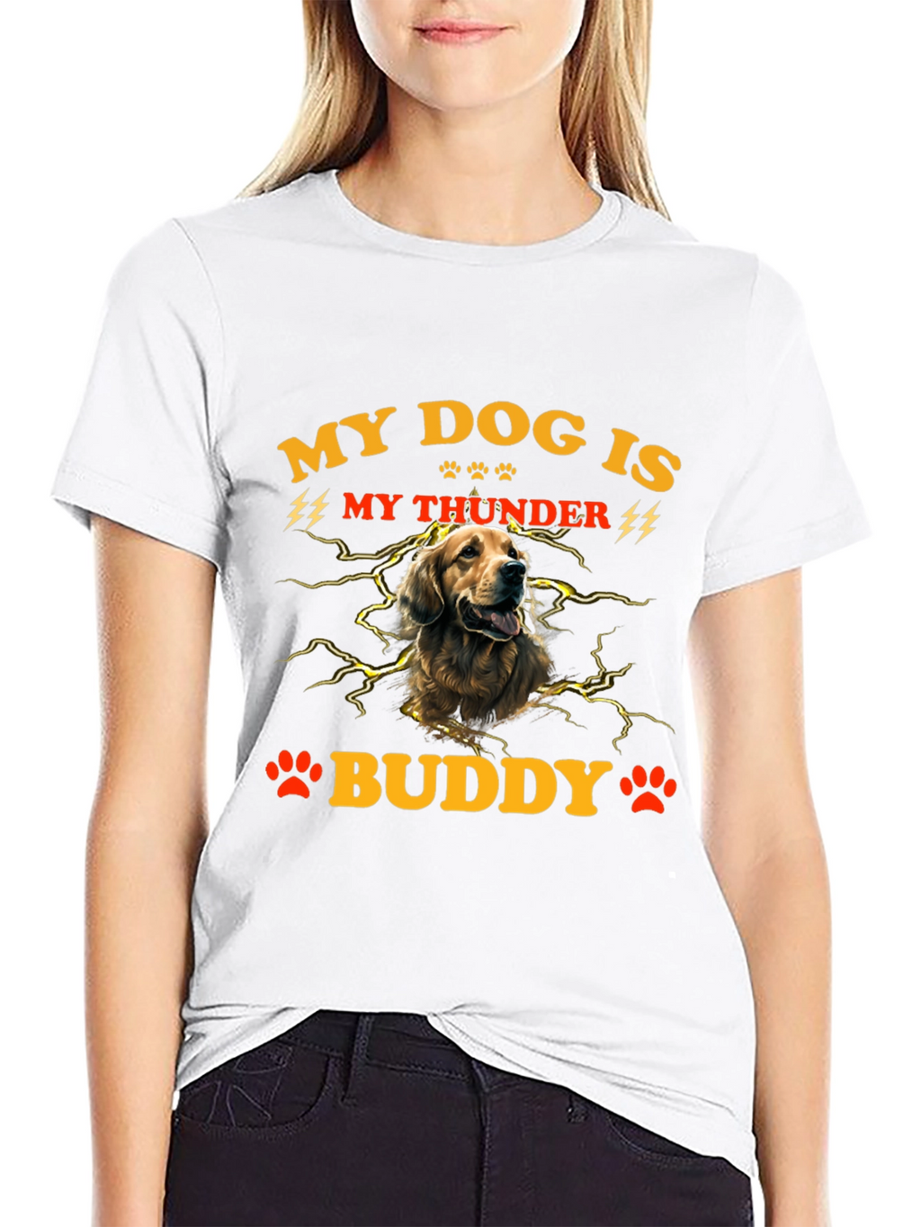 My Dog Is My Thunder Buddy T-Shirt