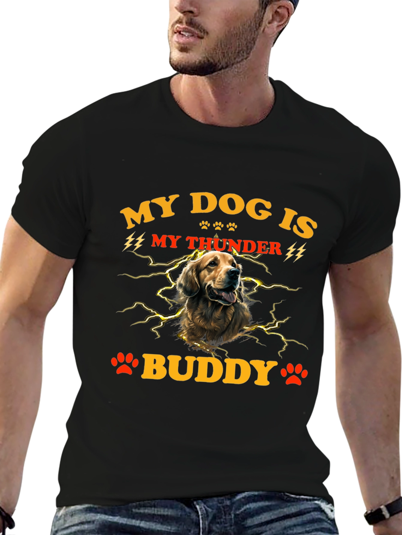 My Dog Is My Thunder Buddy T-Shirt
